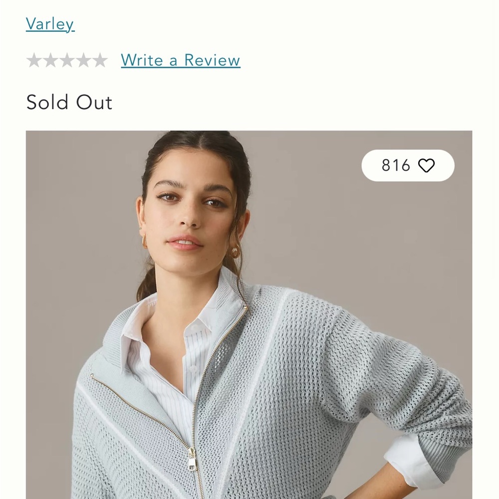 Varley Calva Quarter Zip Pullover